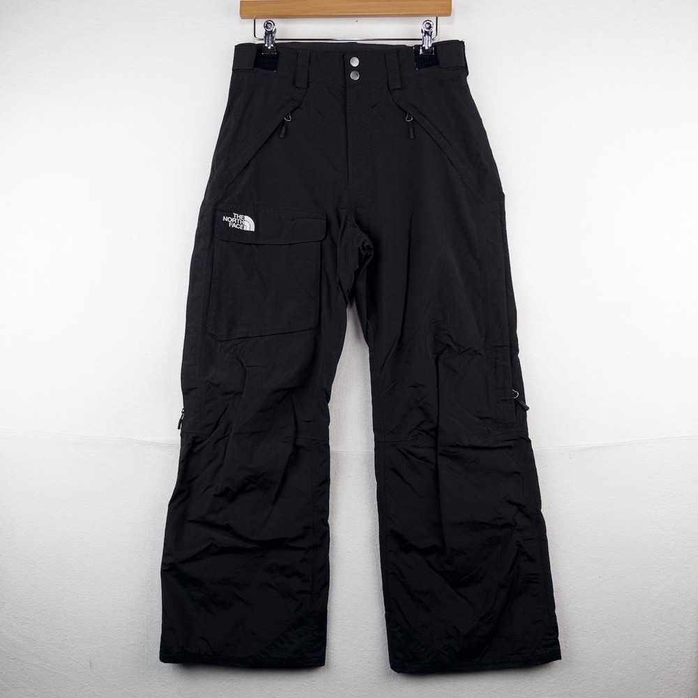 The North Face HyVent Ski Snow Pants Men's Small Cargo Baggy Insulated Black
